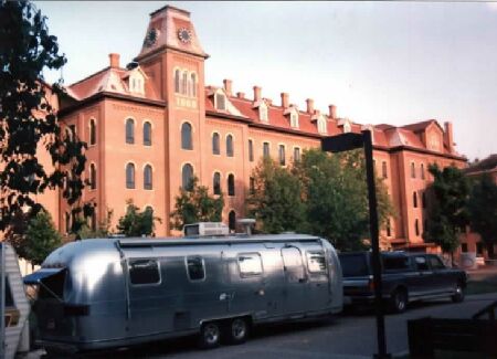 1975 Airstream at unknown college